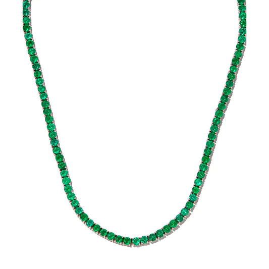 5MM TENNIS CHAIN - GREEN