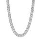 12MM ICED MIAMI CUBAN LINK CHAIN - WHITE GOLD